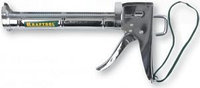 Пистолет KRAFTOOL "INDUSTRIE" для герметиков, полукорпусной, хромированный, 320мл
