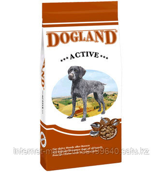 Сухой корм для собак всех пород при повышенной активности Dogland Aktiv