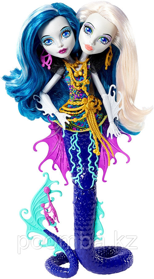 Кукла Monster High Большой кошмарный риф Перл и Пэри Серпентайн