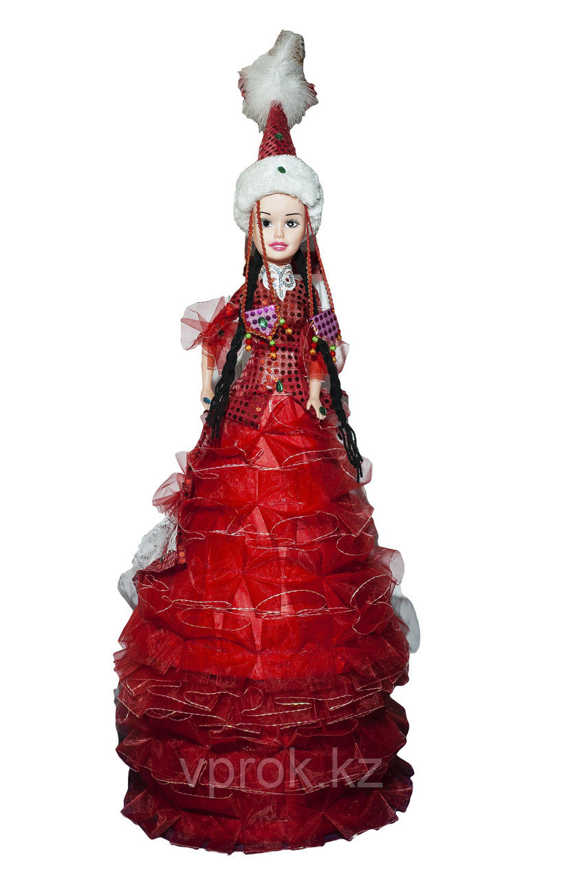 Тойбастар калта, кукла, 90 см (красный)