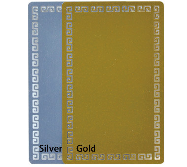Бизнес визитка под сублимацию. Версаче ( золото,серебро,белый) - фото 3 - id-p246526
