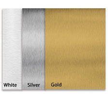 Алюминиевый лист под сублимацию 20*30. Золото, Серебро брашированное.