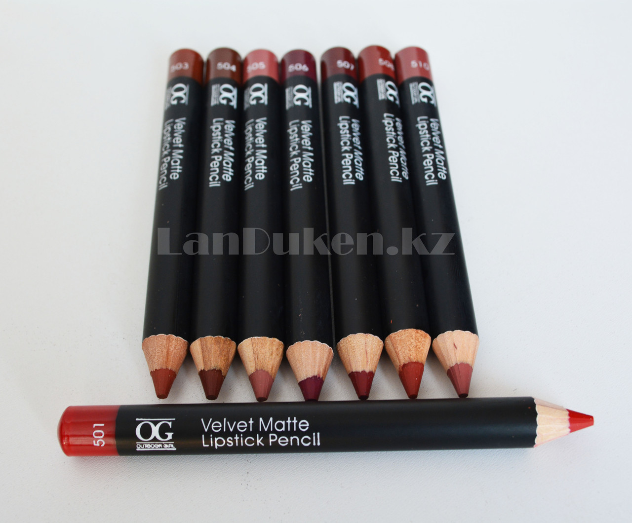 Карандаш помада для губ Velvet Matte Lipstick Pencil OG, (карандаш для губ) - фото 5 - id-p25166251