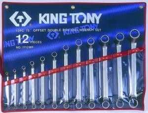 Набор ключей накидных KT-1712MR: 6-23мм 12пр. KING TONY - фото 1 - id-p1338292