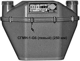 Счетчик газа СГМН-1-1-1-G6 (образца словацкого счетчика)Н=250мм (Минск)