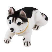 Собака большая в машину с освежителем "Яблоко" SKYWAY Хаски 16*8*10,5с