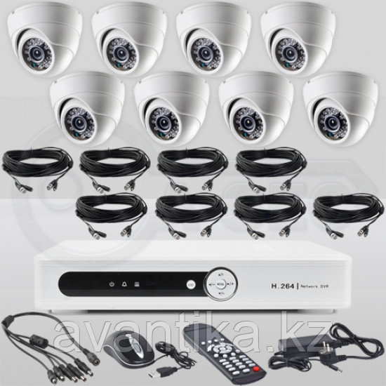 AHD готовый комплект видеонаблюдения на 8 камер - фото 1 - id-p25253316