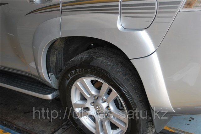 Широкие накладки на арки колес на Prado 150 - фото 3 - id-p255516