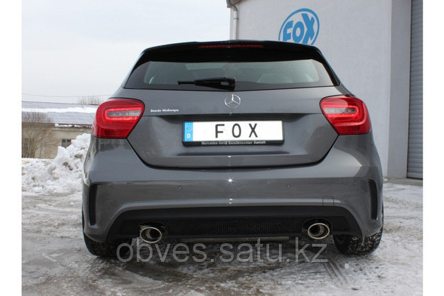 Спортивная выхлопная система FOX на Mercedes-Benz A-class W176 - фото 5 - id-p1196091