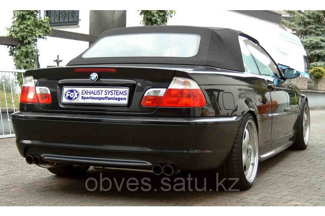 Спортивная выхлопная система FOX на BMW 3 E46 (СЕДАН/КУПЕ) - фото 1 - id-p1190039