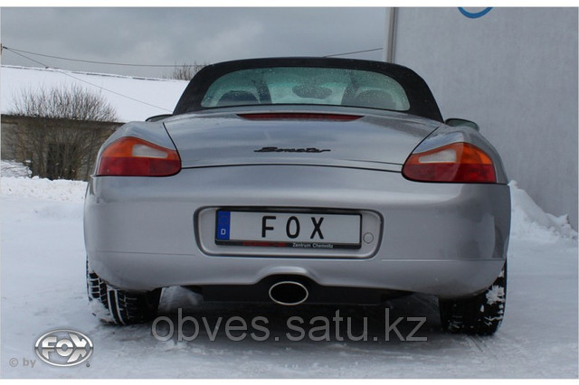 Спортивная выхлопная система FOX на Porsche Boxster