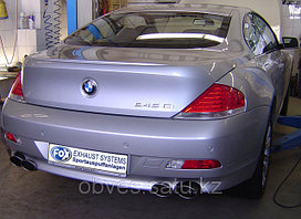 Спортивная выхлопная система FOX на BMW 6 E63