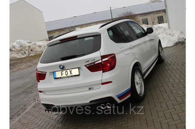 Спортивная выхлопная система FOX на BMW X3 - фото 2 - id-p1191844