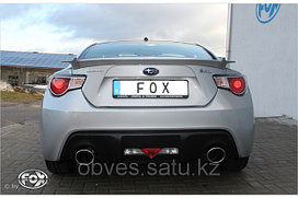 Спортивная выхлопная система FOX на Subaru BRZ