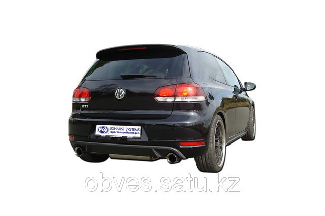 Спортивная выхлопная система FOX на Volkswagen Golf (2008-2012) - фото 1 - id-p1202868