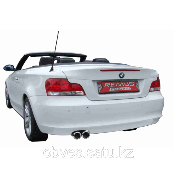 Спортивная выхлопная система Remus на BMW 1 E88 Cabrio - фото 6 - id-p1243355