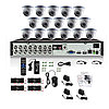 AHD готовый комплект видеонаблюдения из 16 внутренних камер