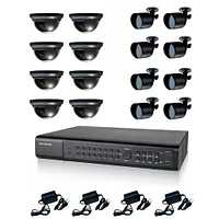 AHD готовый комплект видеонаблюдения из 16 камер 8х2 ST-450комплект8х2 AHD готовый комплект видеонаблюдения из 16 камер 8х2