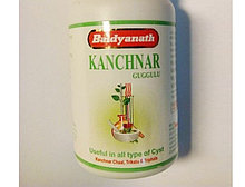 Канчанар гуггул,Kanchanar guggul(Baidyanath),лимфатическая система,шейный лимфаденит,опухоли,кисты80таблеток