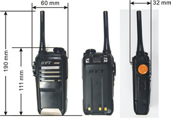 Рации HYT TC-320 носимые 400-470 мГц. - фото 4 - id-p24051654