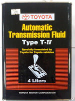 Трансмиссионное масло Toyota ATF Type T-4   4л замена бесплатно