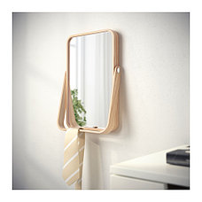 Зеркало настольное ИКОРННЕС ясень 27x40 см ИКЕА, IKEA, фото 2