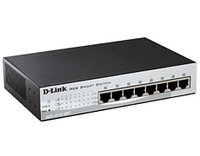 D-link DES-1210-08P Коммутатор Web Smart 8 портов 10/100BASE-TX PoE, Металлический корпус, 7.5