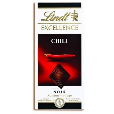 Шоколад Lindt Excellence Chili 100г.