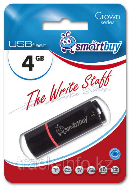 Флеш-накопитель Smartbuy 4GB Crown Black