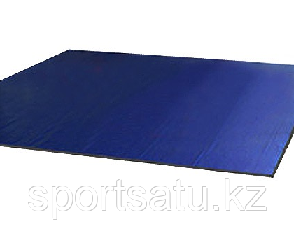 Ковер борцовский одноцветный 4 х 4 м с покрышкой, толщина 3 см
