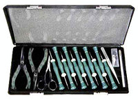 Набор отвёрток и инструментов для "ювелирных" работ, в кейсе 16 предметов