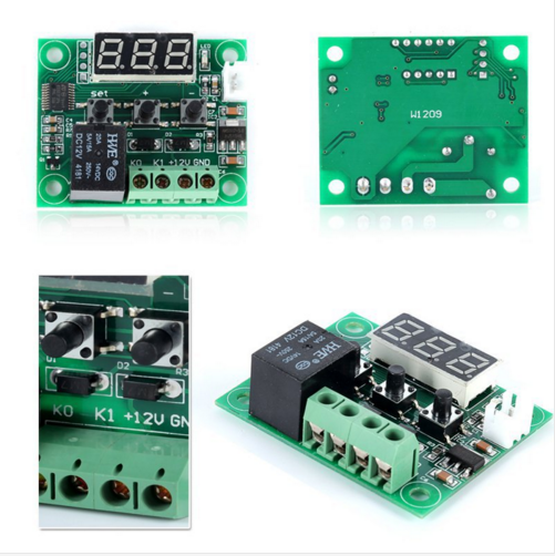 Термоконтроллер W1209 без корпуса для холодильников, аквариумов и инкубаторов - фото 3 - id-p25429135