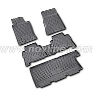 Коврики Novline в салон KIA Mohave 2010 ->, 5 шт.  (полиуретан)