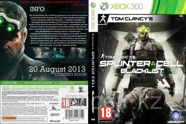 Tom Clancy`s Splinter Cell: Blacklist [2dvd]