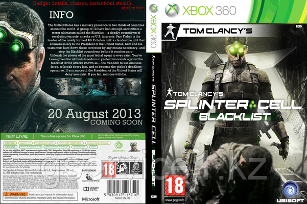 Tom Clancy`s Splinter Cell: Blacklist [2dvd] - фото 1 - id-p1403657