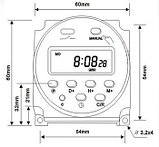 220 В уақыт релесі (қуаты 220 В) 17 бағдарламаға арналған бағдарламаланатын апталық таймер, фото 4