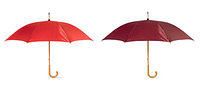 Зонт с деревянной тростью под нанесение логотипа