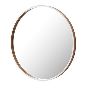 Зеркало СКОГСВОГ белый буковый шпон ИКЕА, IKEA , фото 2