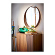 Зеркало СТОКГОЛЬМ диаметр 80 см шпон грецкого ореха ИКЕА, IKEA, фото 2