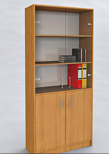 Шкаф со стеклянными дверцами D3-3