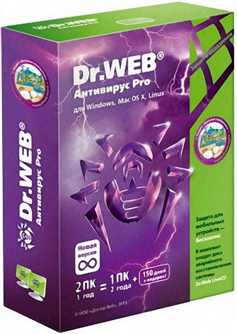 Dr.Web Антивирус 2 ПК / 12 мес, фото 2