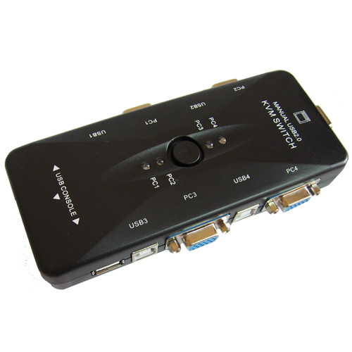 KVM Switch VGA+USB 4 port (FJ-4UK)