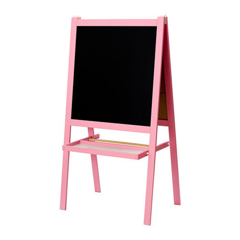 Доска-мольберт МОЛА розовый ИКЕА, IKEA, фото 2