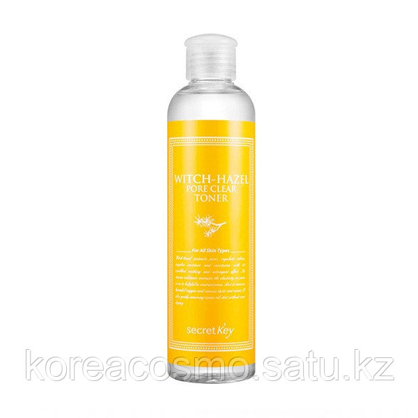 Очищающий поры тонер с экстрактом гамамелиса Secret Key Witch-Hazel Pore Clear Toner