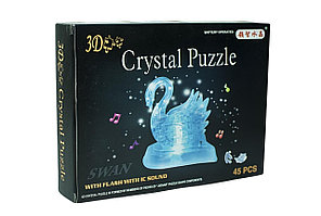 3d Crystal Puzzle головоломка "Лебедь с подсветкой"
