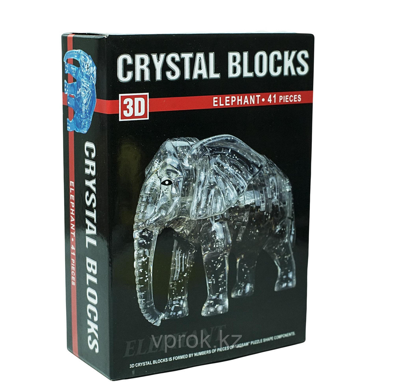 3d Crystal Puzzle головоломка "Слон" - фото 1 - id-p26216939