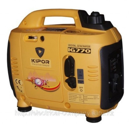 Генератор IG770 KIPOR (Номинальная мощность: 0,7 кВт, Максимальная мощность: 0,7 кВА)