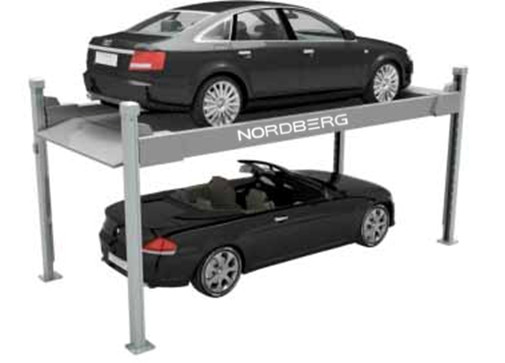 Парковка двухуровневая, четырехстоечная, г/п 3 тонны NORDBERG NB4-3T
