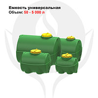 Емкость горизонтальная цилиндрическая 50 - 5 000 л