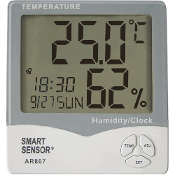 Влагомер-термометр настольный AR807